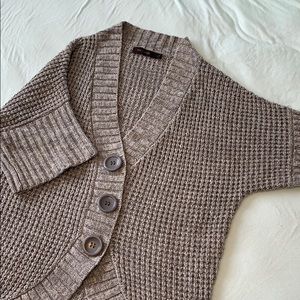 The Limited Gray/silver cardigan style sweater